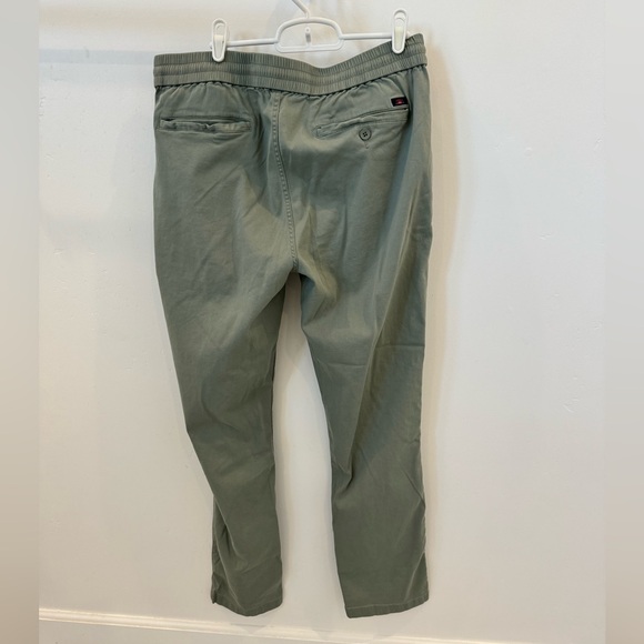Faherty Mens Essential Drawstring Pants size L, color coastal sage - Picture 2 of 7